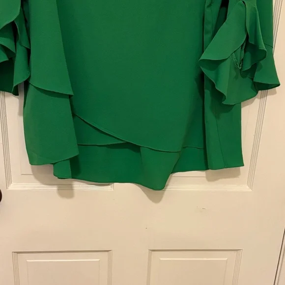 Calessa Vibrant Green Blouse - Picture 4 of 5